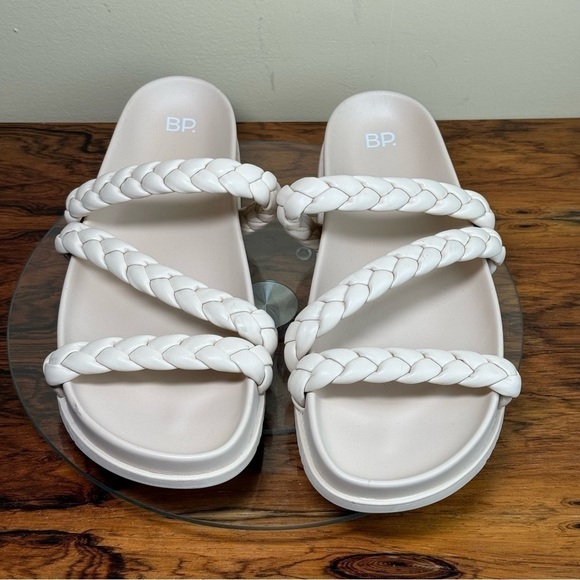 BP Keaton Braided Slide Sandal Beige in 13 - Picture 4 of 13